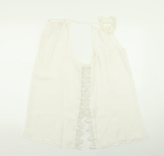 Womens UK Size 18 River Island White Basic Tank