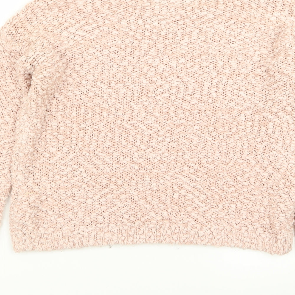 Womens UK Size 8 New Look Pink Pullover Jumper
