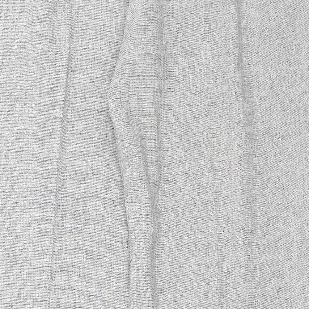 Womens UK Size 34 in Preworn Regular Fit Grey Trousers
