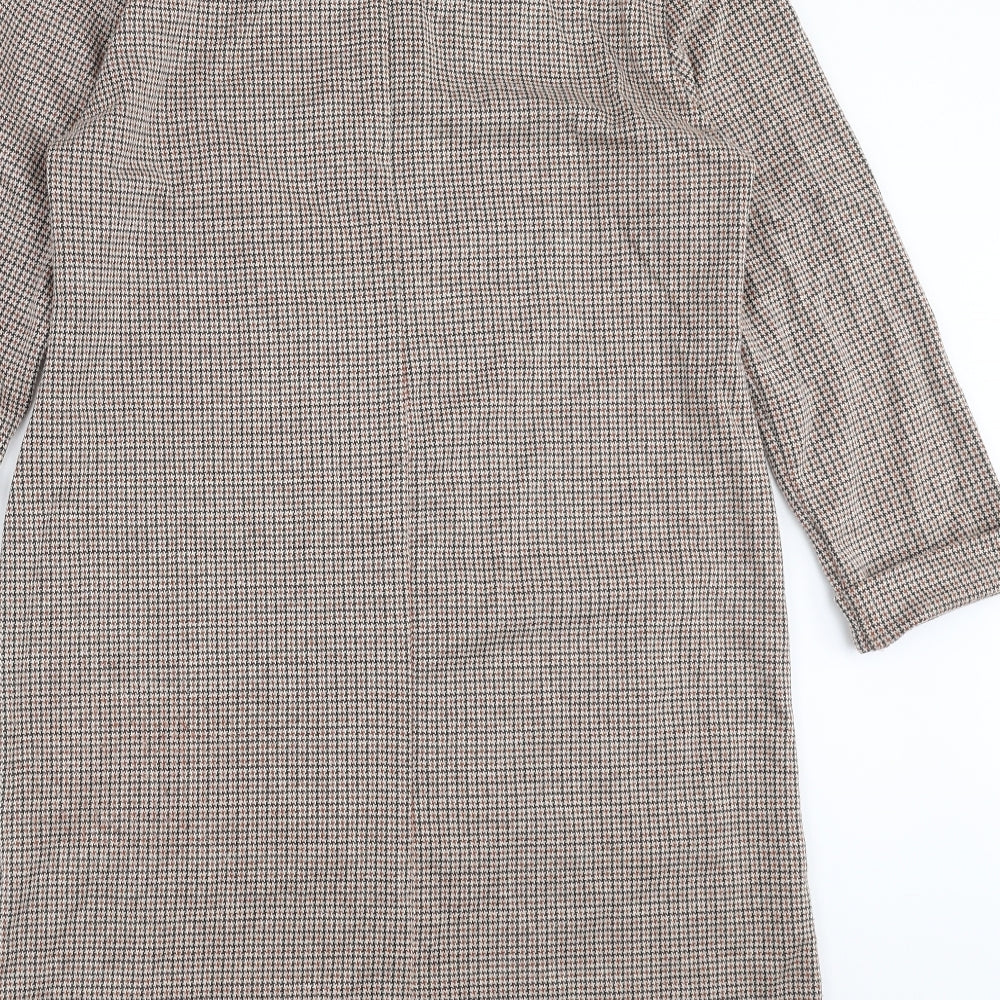 Primark Womens Brown Geometric Shift Size 10