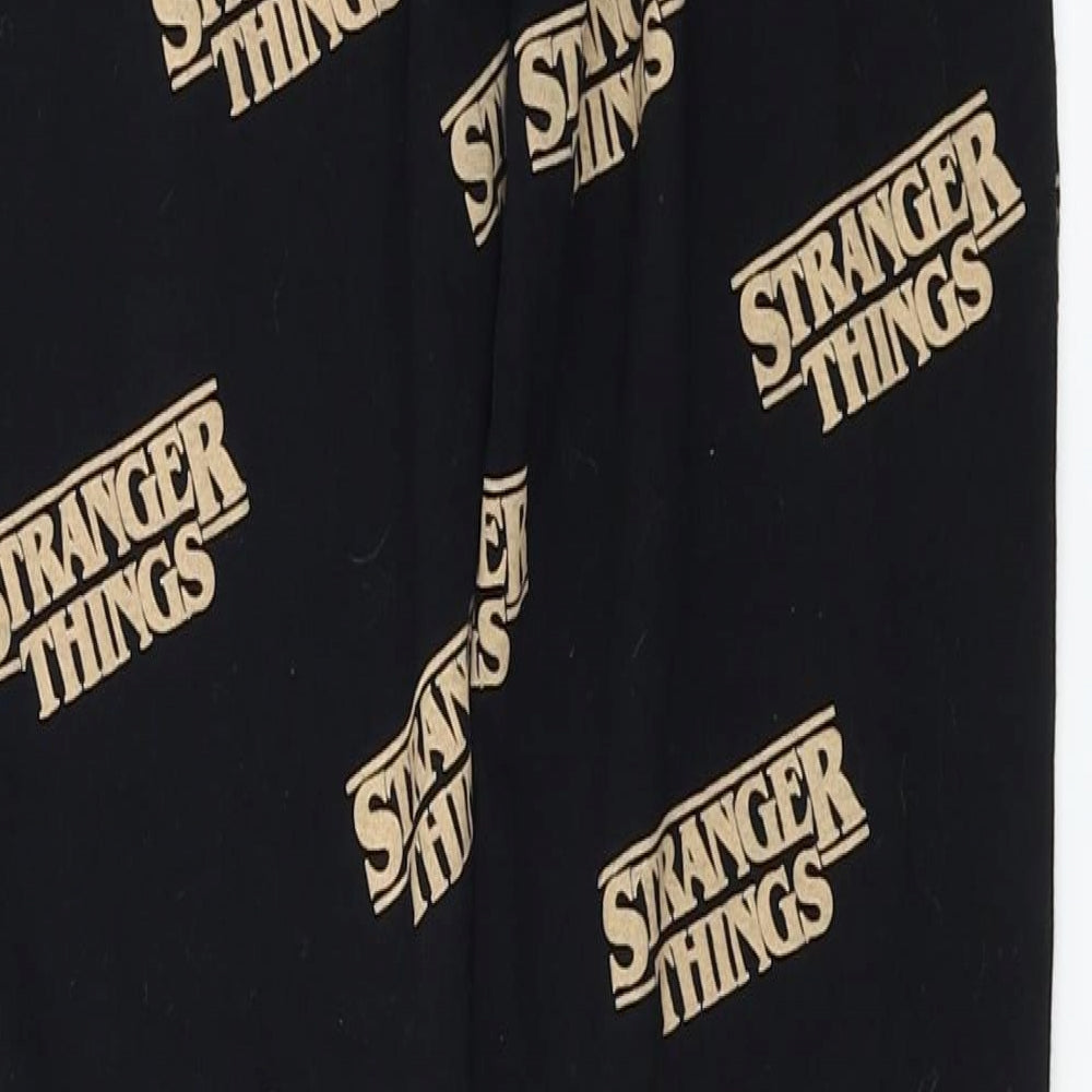 Netflix Womens Black Sweatpants Trousers Size XS L24 in - stranger things