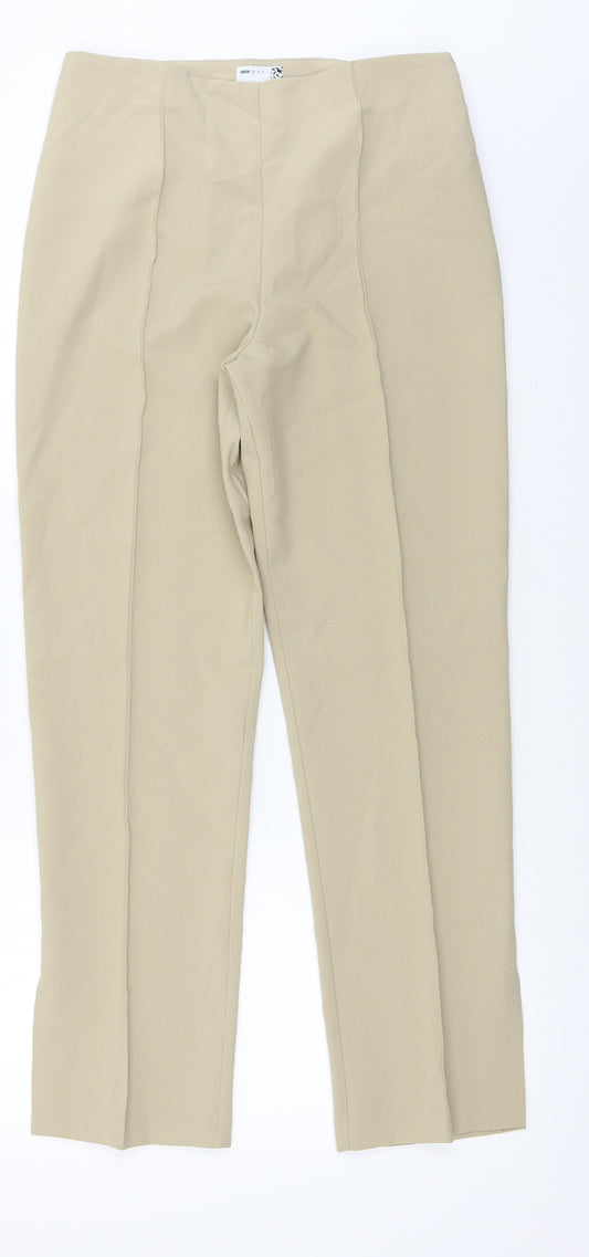 Womens UK Size 12 ASOS Regular Fit Beige Trousers