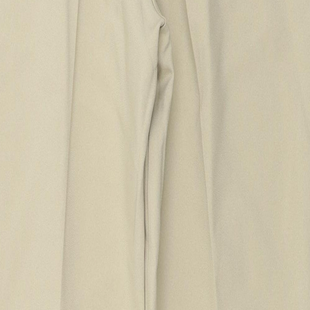 Womens UK Size 12 ASOS Regular Fit Beige Trousers