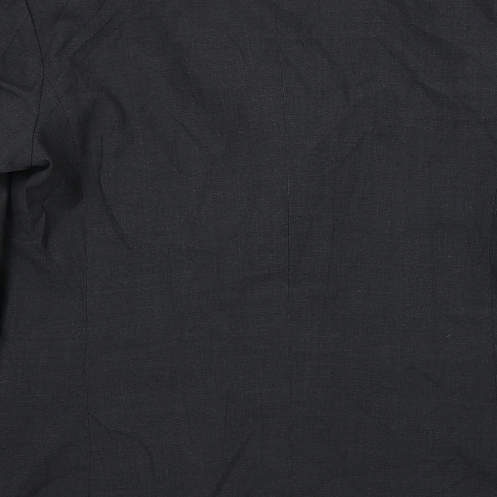 Mens UK Size 38 Preworn Regular Grey Suit Jacket