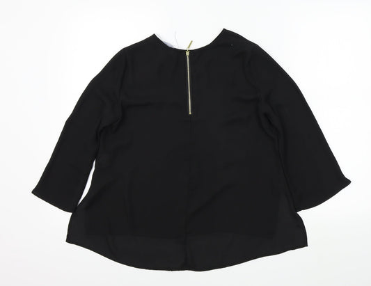 Primark Womens Black Basic Blouse Size 8