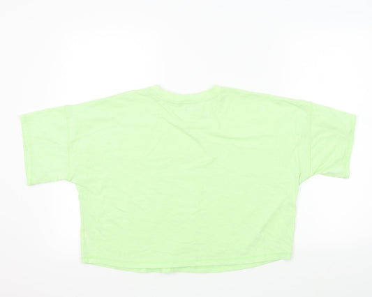 George Womens Green Basic T-Shirt Size 10