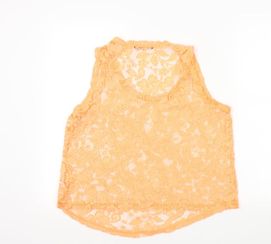 Primark Womens Orange Basic T-Shirt Size 12