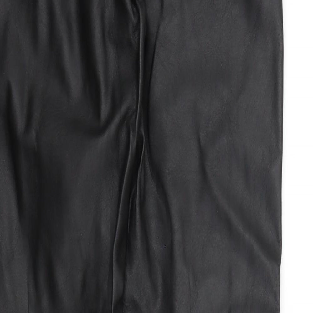 Womens UK Size 8 H&M Regular Fit Black Trousers