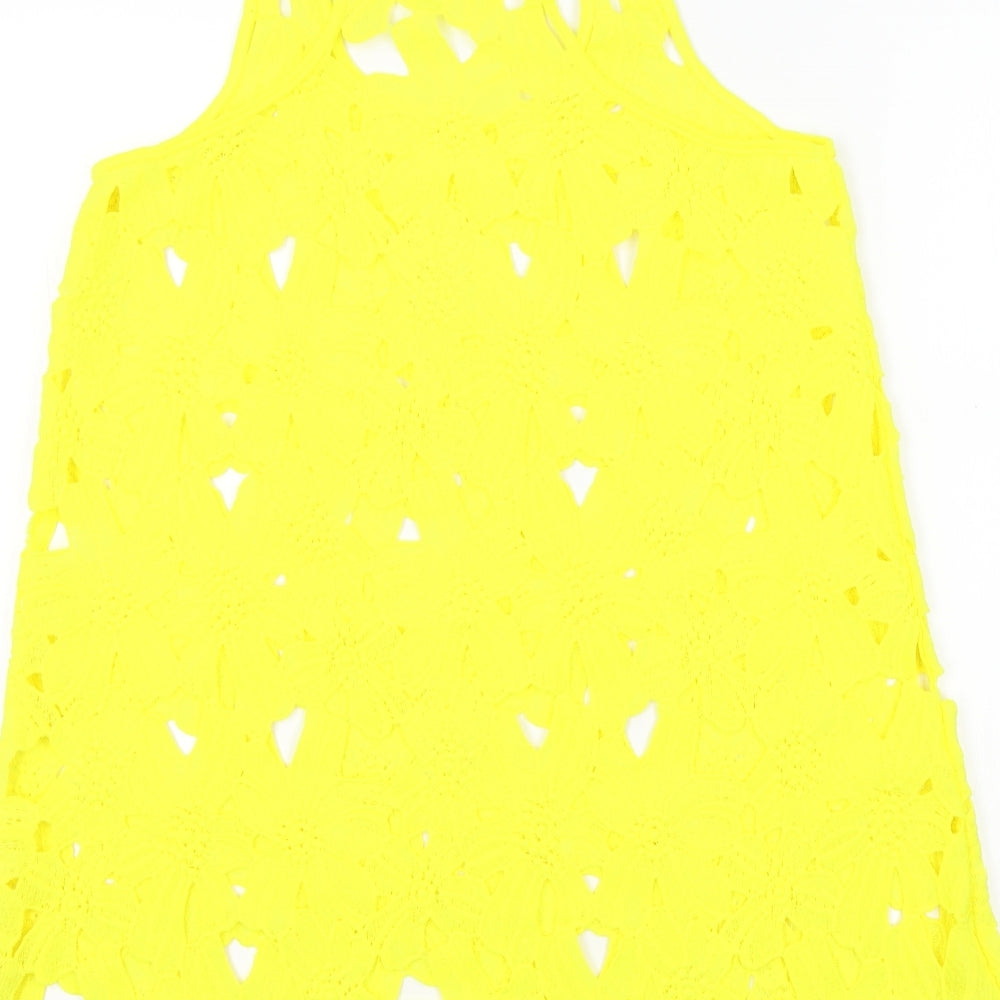 ocean club Womens Yellow A-Line Size 10