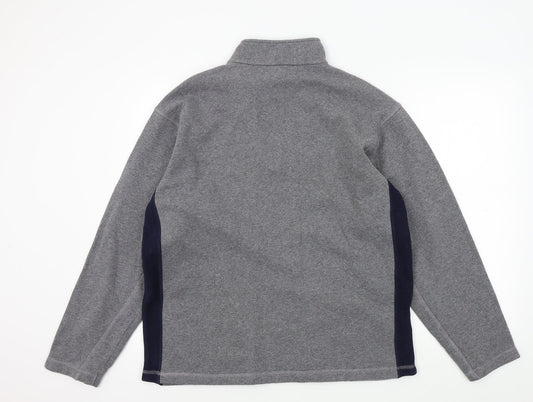 Easy Mens Grey Pullover Jumper Size M