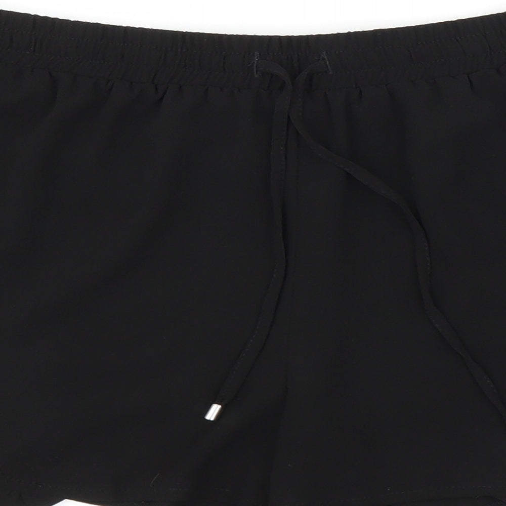 Papaya Womens Black Cut-Off Shorts Size 10