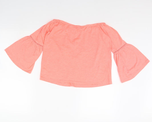 Primark Womens Pink Basic Blouse Size 4