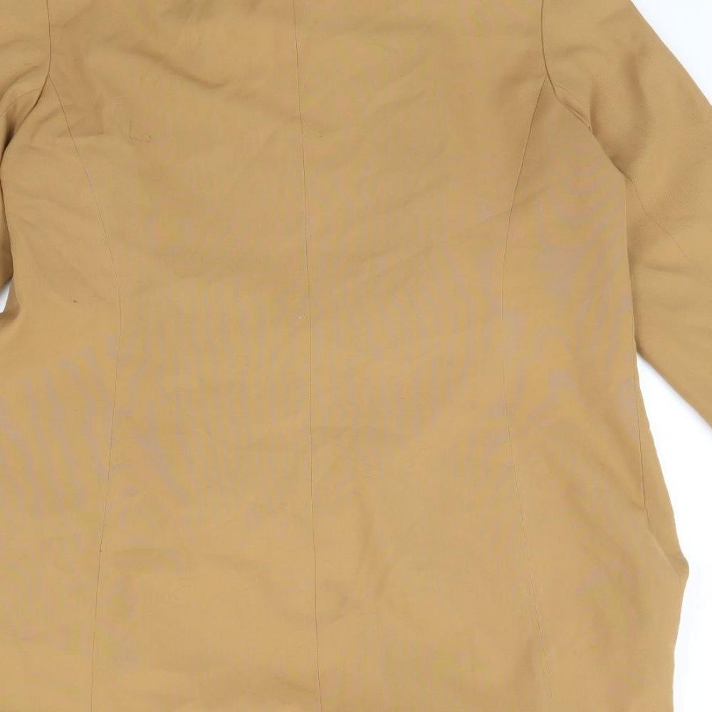 Womens UK Size 16 Preworn Brown Overcoat