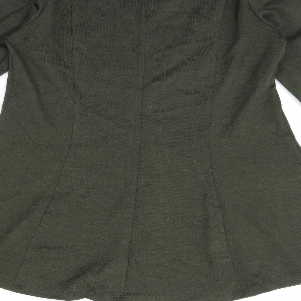 D&Co. Womens Green Pullover Jumper Size S