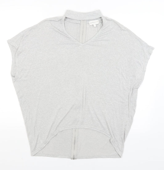 Apricot Womens Grey Full Zip Jumper Size S