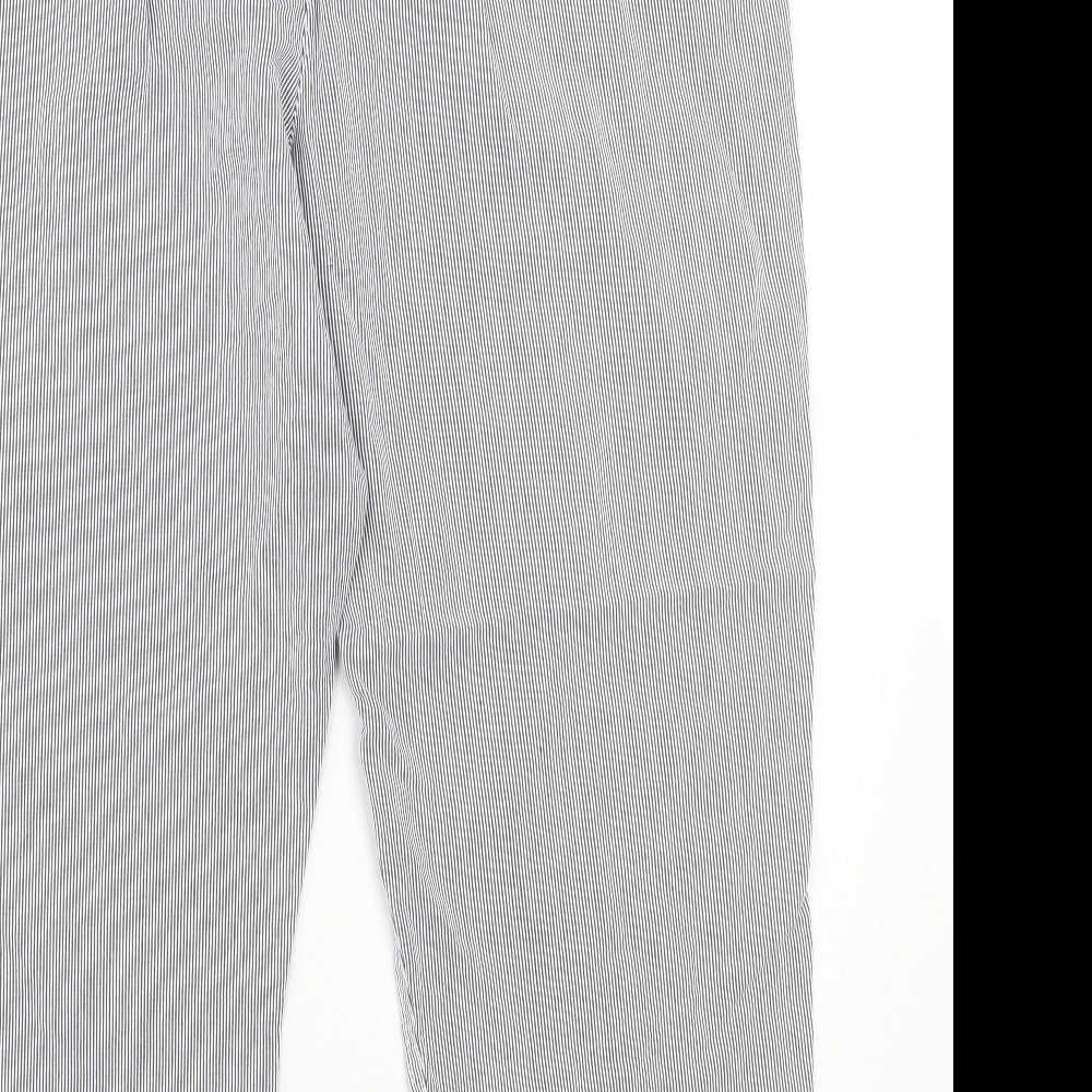 Womens UK Size 18 BM Regular Fit White Trousers