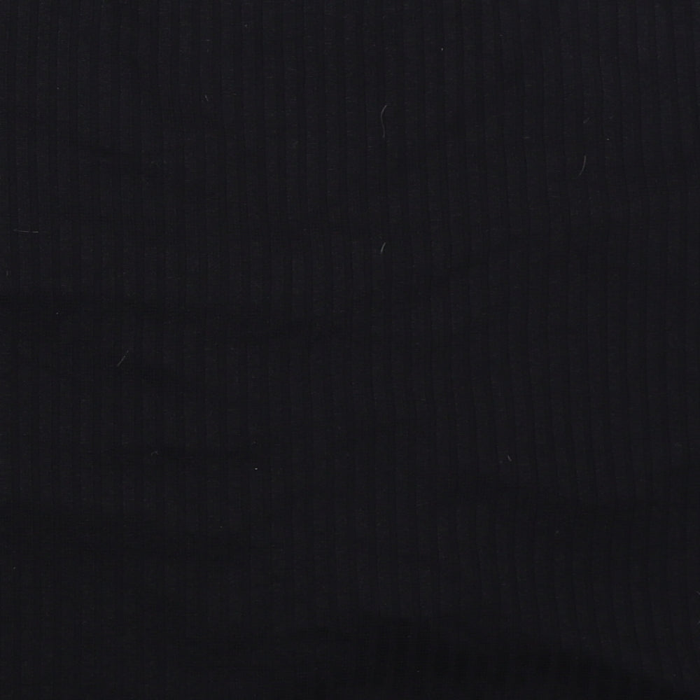 Womens UK Size L New Look Black Basic Blouse