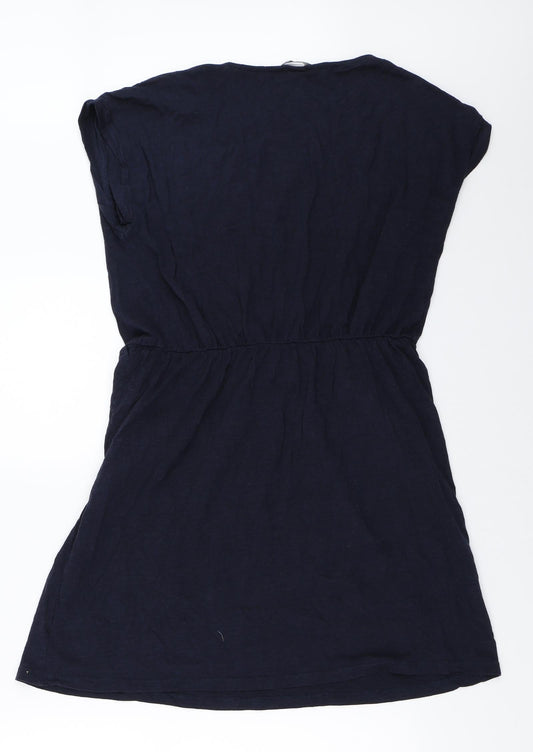 H&M Womens Blue Skater Dress Size M