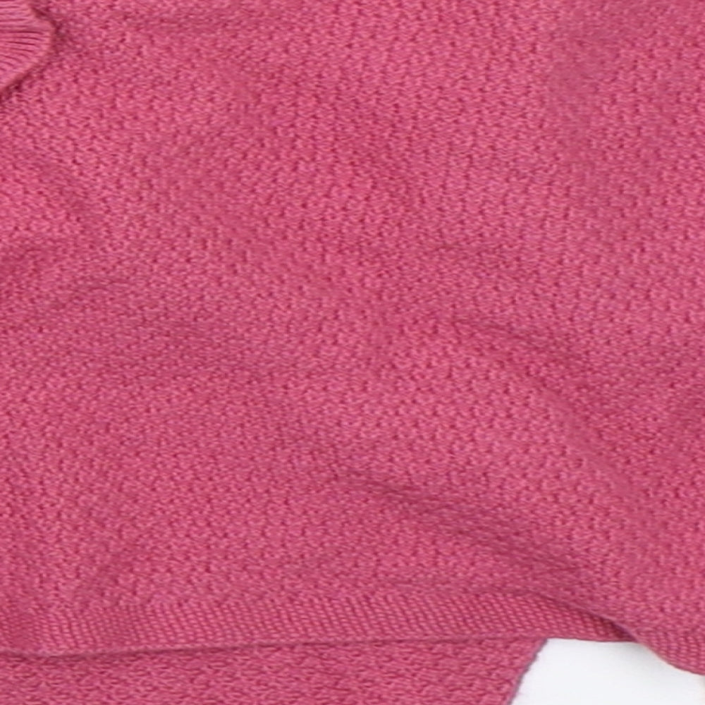 Marks and Spencer Girls Pink Cardigan Jumper Size 6-9 Months