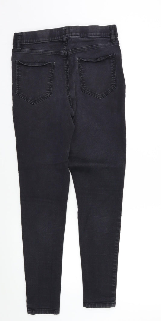 F&F Womens Black Flared Jeans Size 14 L26 in