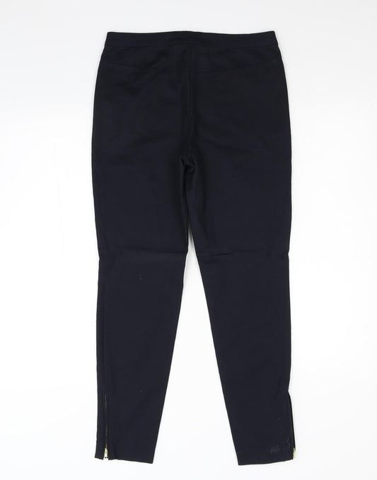 New Look Womens Blue Trousers Size 8 L26 in