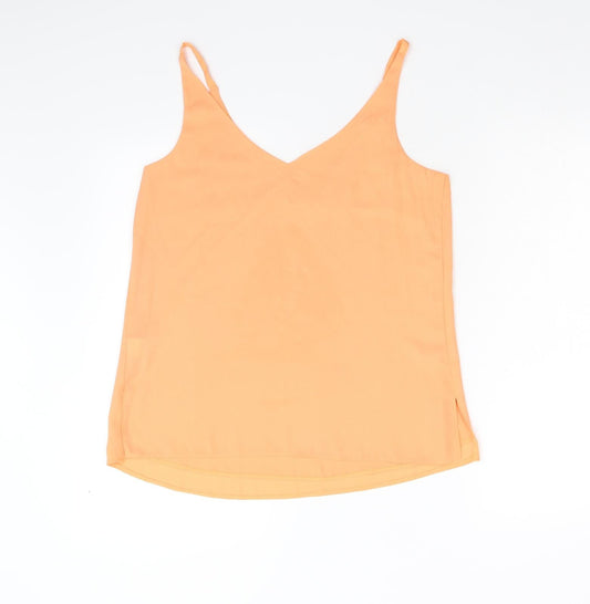 F&F Womens Orange Basic Tank Size 8