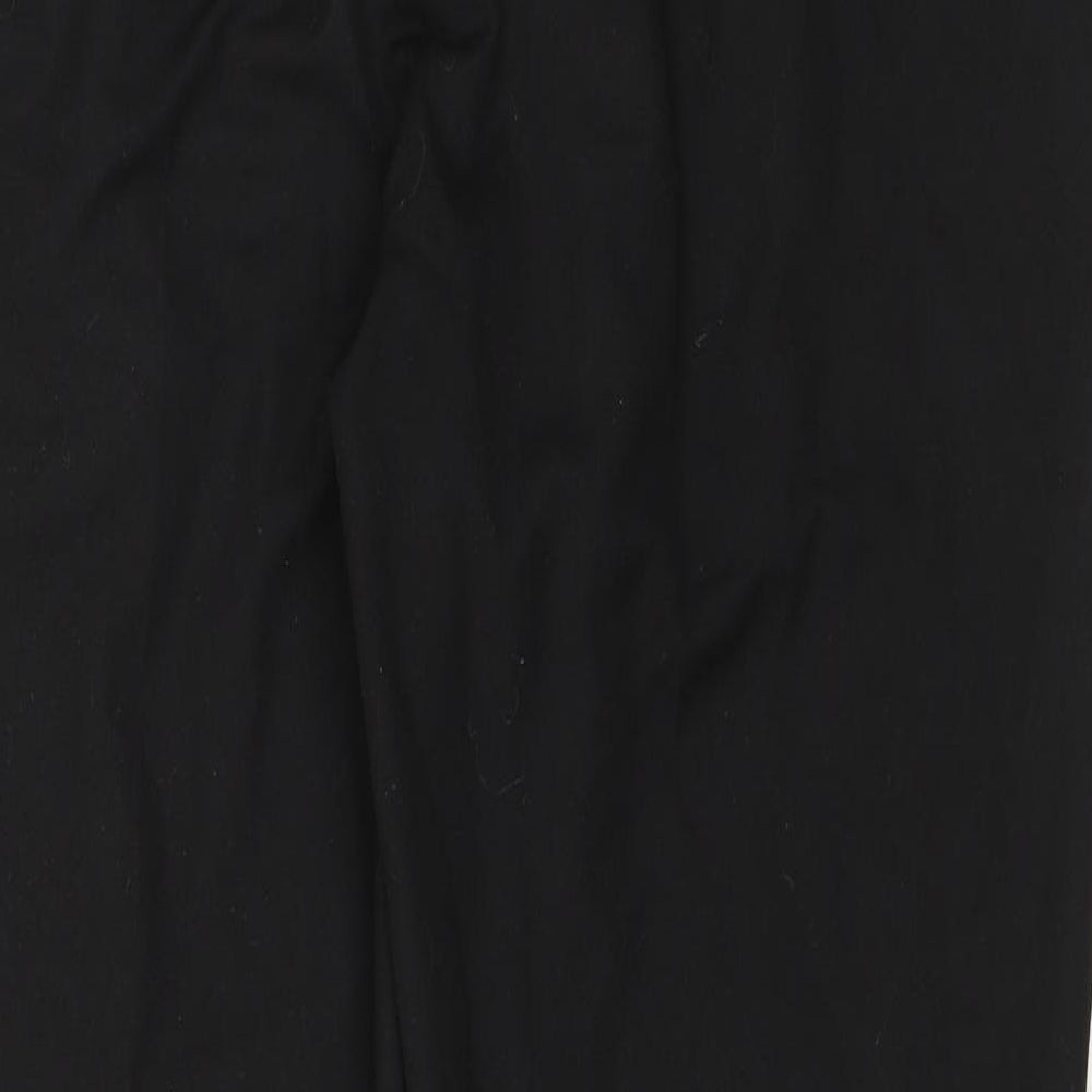 Boohoo Mens Black Dress Pants Trousers Size 34 in L28 in