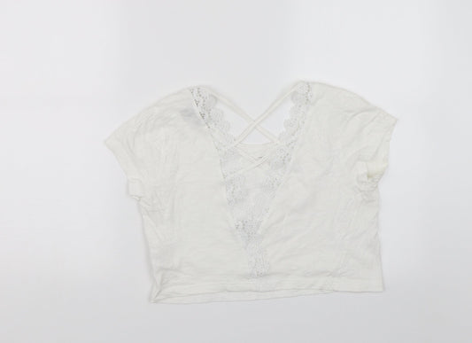 Primark Womens White Basic Blouse Size 10