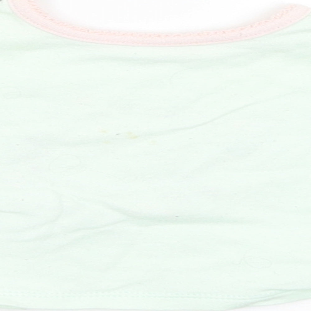 Brand and care label for Primark Baby Green jumper, size 0-3, Months