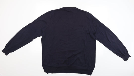 Womens UK Size XL M&S Blue Pullover Jumper