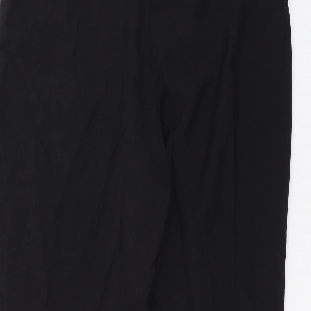 Womens UK Size 12 Arista Regular Fit Black Trousers