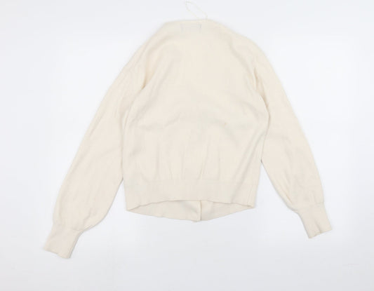 Womens UK Size S Marks and Spencer White Jacket