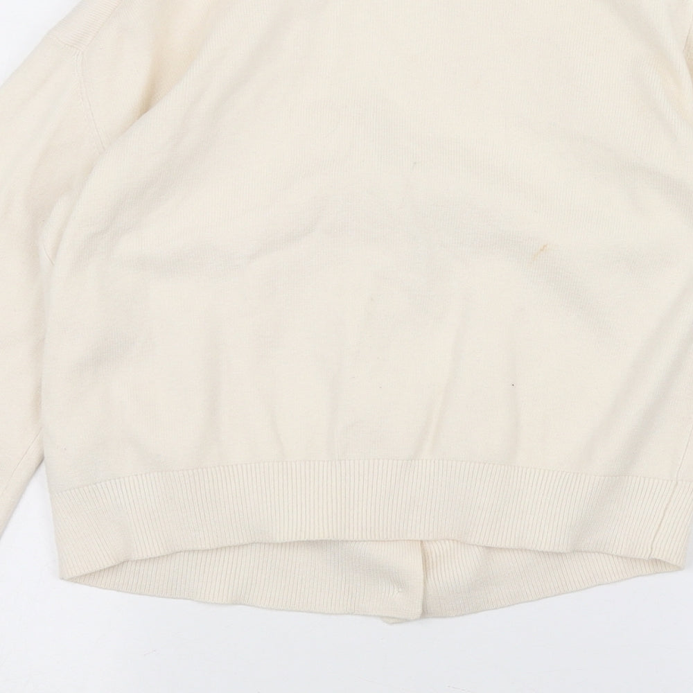 Womens UK Size S Marks and Spencer White Jacket
