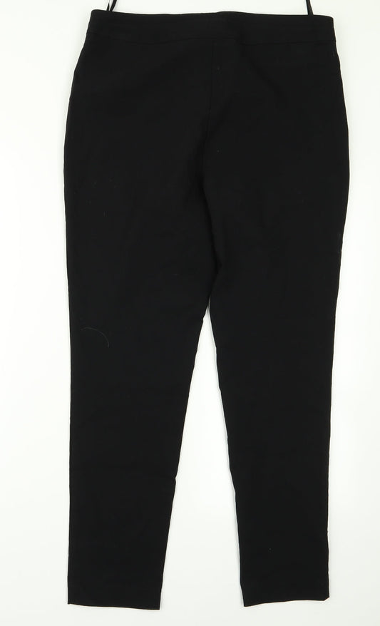 F&F Womens Black Trousers Size 34 L25 in