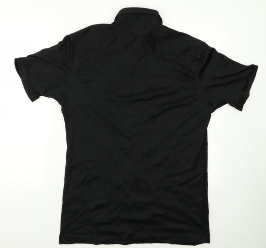 Clockhouse Womens Black Basic Button-Up Size XL