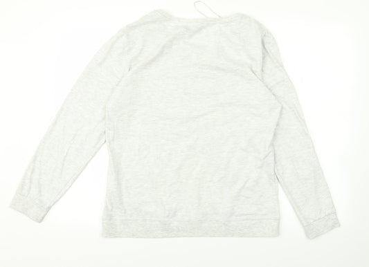 Disney Womens Grey Pullover Jumper Size 12 - MICKEY MOUSE