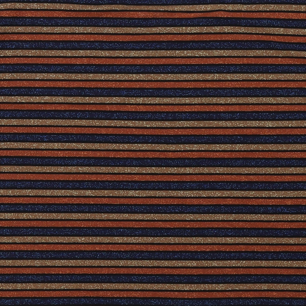 CAMEO ROSE Womens Multicoloured Striped Basic T-Shirt Size L