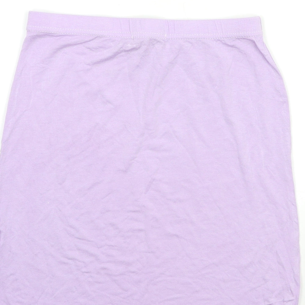 PRETTYLITTLETHING Womens Purple Mini Skirt Size 8