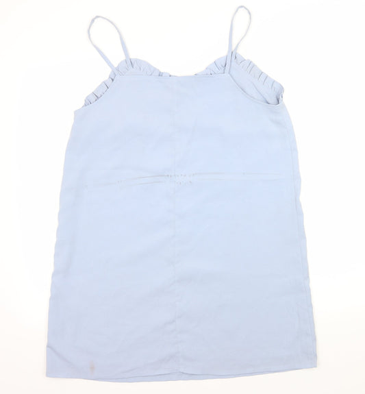 Topshop Womens Blue Slip Dress Size 12