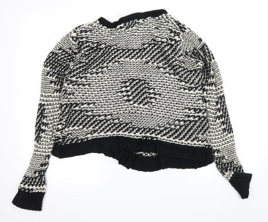 Womens UK Size 6 Dorothy Perkins Black Cardigan Jumper