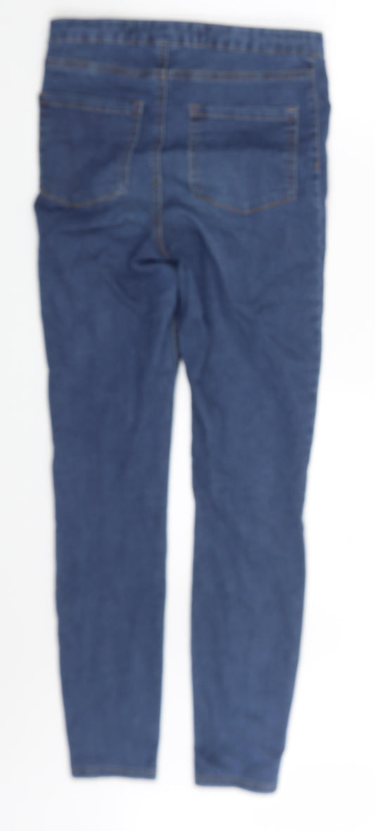 Denim & Co. Womens Blue Skinny Jeans Size 8 L27 in