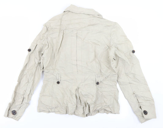 Womens UK Size L MNG Beige Jacket