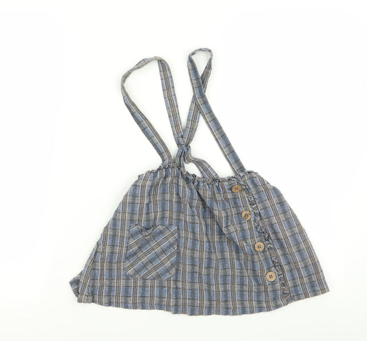 NEXT Girls Multicoloured Check Fit & Flare Size 4-5 Years