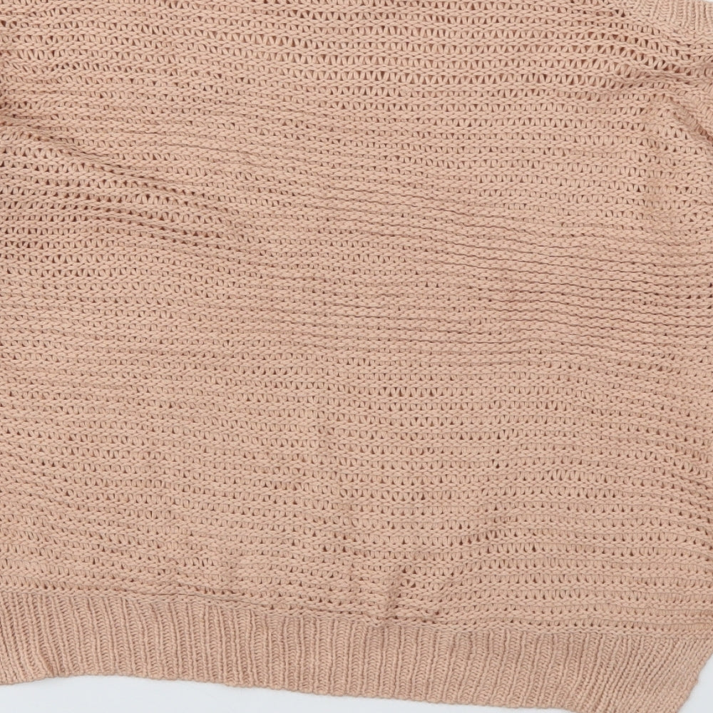 Womens UK Size M Peacocks Pink Pullover Jumper