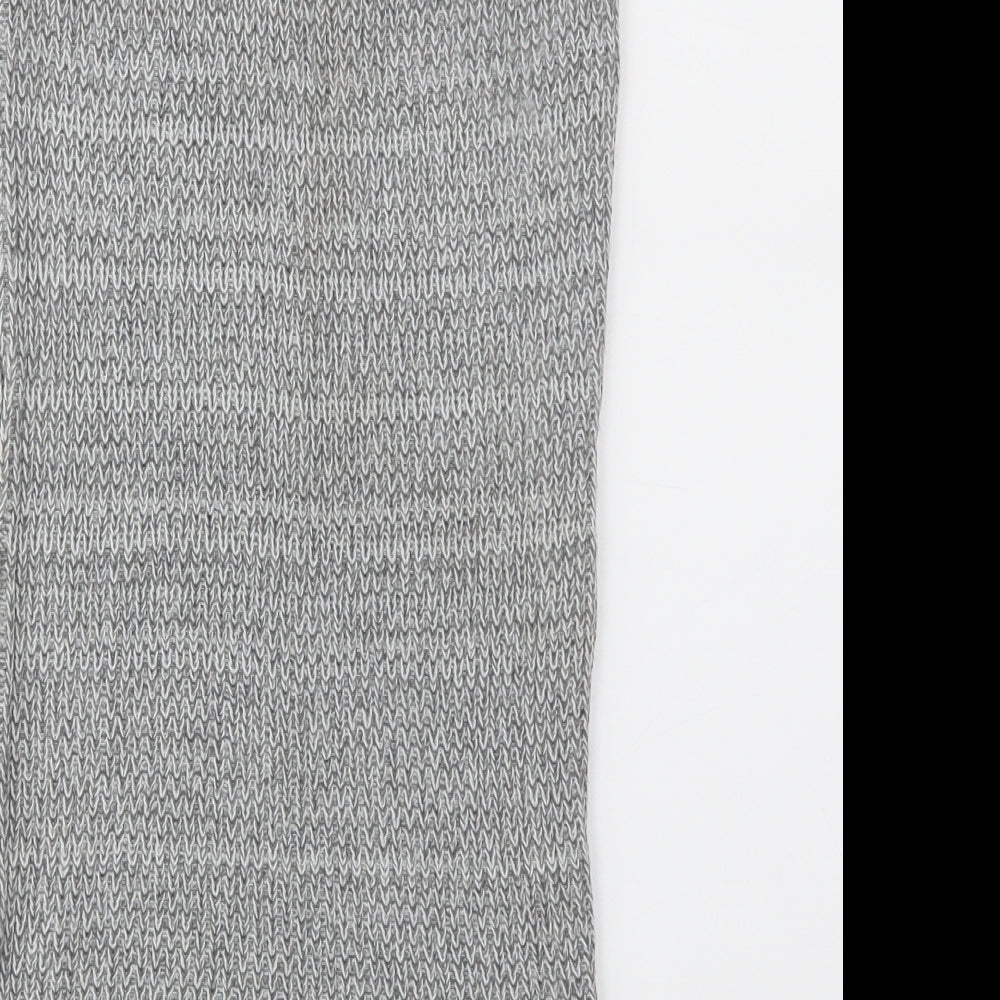 Missguided Womens Grey A-Line Skirt Size 6 - Stretch waistband