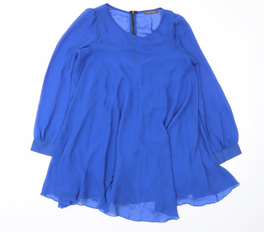 Love Label Womens Blue Fit & Flare Size 10