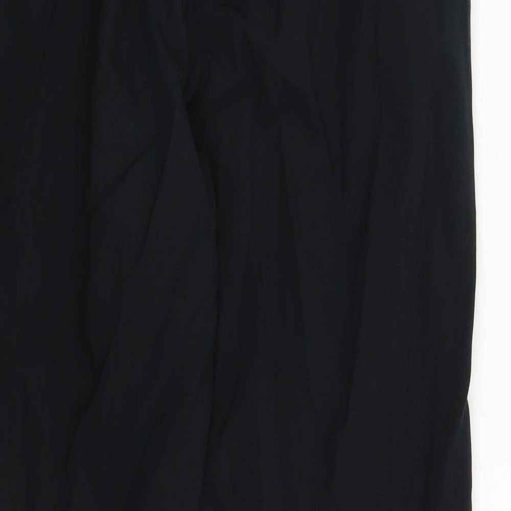 Womens UK Size 8 BHS Extra-Slim Fit Black Trousers