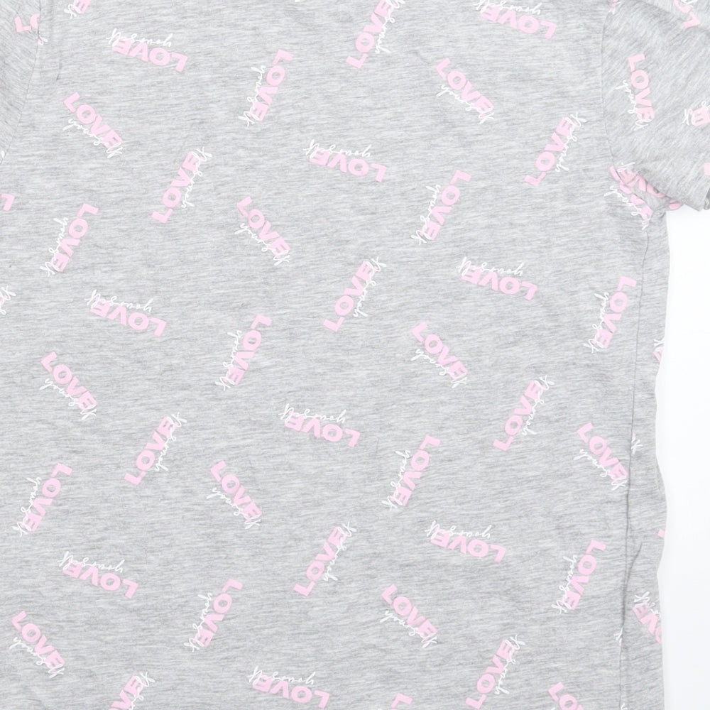 Primark Womens Grey Basic T-Shirt Size 6