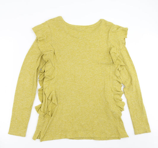 Womens UK Size 16 NEXT Yellow Pullover Jumper