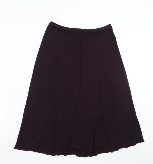 Marks and Spencer Womens Purple A-Line Skirt Size 10